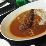 カフェ レストラン 漫画人館 - ハンバーグカレー