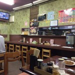 ラーメン さくらっ娘 - 201701 さくらっ娘  店内（本日の座席より