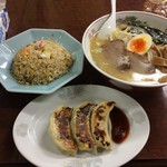 ラーメン さくらっ娘 - 201701 さくらっ娘 ★桜セット（味噌ラーメン  850円）★