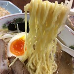 ラーメン さくらっ娘 - 201701 さくらっ娘 ★桜セット（味噌ラーメン  850円）★味噌ラーメン 麺リフト！