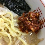 ラーメン さくらっ娘 - 201701 さくらっ娘 ★桜セット（味噌ラーメン  850円）★味噌ラーメン 謎の辛味投入！