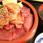 中トロ+赤身まぐろ丼