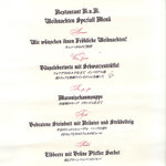 レストラン カーウントカー - クリスマスメニュー　一人一人にリボンをかけて配られる