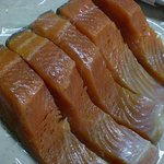 函館自由市場 - 鮭の切身辛口