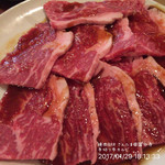 焼肉BARさんたま - 手切り牛カルビ 