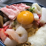 ハゲ天  - ミックスお好み焼き