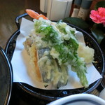 そば処　あいづ - 天もりの天ぷら