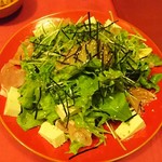 Hitori Nabe Dainingu Cherushi- - 生ハムと豆腐ののり胡麻塩サラダ