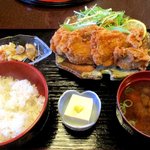 お食事処かなめ - 鶏の唐揚げ定食！