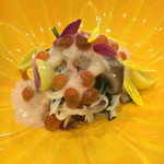 佳肴岡もと - 菊花和えです(^ ^)
      