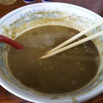 煮干し中華そば 蓮の華 - スープ割を入れても尚濃厚
