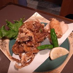 銀座 らん月 - ソフトシェルクラブの唐揚げ