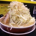 元気の源 2号 - ｢ラーメン｣680円+｢大盛り｣150円 野菜マシマシ