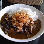 カレー屋 香助 - [料理] パリパリ ＆ きのこカレー アップ♪ｗ