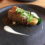 コルク - 豚バラ肉のマスタード煮込み