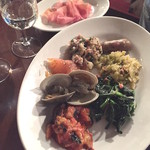 イル・バーカロ - 7品と生ハム 計1490円(税込)