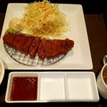 銀座ぎゅう道 - 50日熟成牛カツ膳100グラム膳
