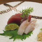 小料理 すず乃 - 千葉　鰹、青森　平目