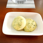 ビストロカフェ綱 TuNa - アオサの入ったクッキー