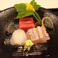 玄冶店 濱田家 - 造り　鮪・鯒(コチ)・縞鯵