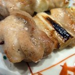 ちゃ味鶏 - これも塩で頂きました。 もう、焼き加減が抜群で激旨です。