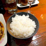 地酒喝采 かも蔵 - 店ちょから「ごはんが合うよ！」と言われ、反射的にごはん追加（笑）