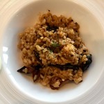 Arashida - 茸とエビのアロスメロッソ