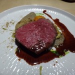 TTOAHISU - ◆長州和牛のイチボ・・これ素晴らしいお肉でした。このお値段でこの質の品を出されるのには感謝ですね。。