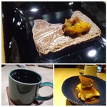 TTOAHISU - ◆これもスペシャリテの粉ものを使用していない「チョコケーキ」 ◆チョコ苦手な友人には「ティラミス」 ◆珈琲。