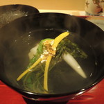 銀座 しのはら - お松葉蟹しんじょうの椀椀