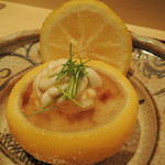 銀座 しのはら - 柚子釜蒸し寿司