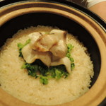 銀座 しのはら - アマダイと蕪の菜の炊き込みご飯