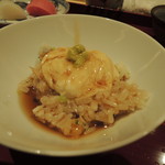 銀座 しのはら - 湯葉と餡をかけて