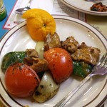 GALO - 「串焼牛仔肉 Grilled Veal」取り分け後。