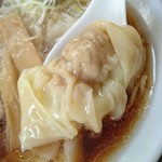 中華そば カリフォルニア - 肉わんたん(2017.01)