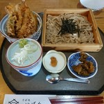 そば処 いげた - 平日限定「天丼セット」