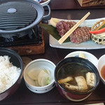 かごの屋 - 牛フィレステーキ定食