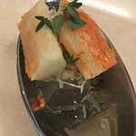 SALONE 2007 - 前菜④ ズワイガニ・ライム・チョコレート