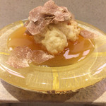 たきや - 白子の天ぷら白トリュフのせ