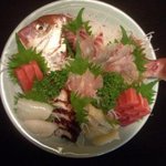 三崎○ - さしみ盛り合わせ3～4人前　三浦の地魚使用
