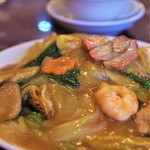 担々亭 - 五目かけ焼きそば