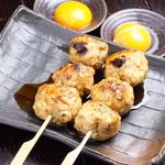 Kushidokoro Gonroku - [鶏]自家製つくね（卵つき）