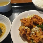 チャイニーズコタン華鈴花 - 日替わり定食 油淋鶏