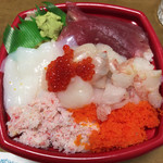 海鮮丼丸 - 海峡丼   特盛   850円