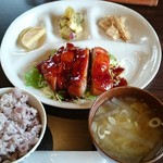 風 - 料理写真:照り焼きチキン定食
