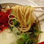 山嵐黒虎 - 「黄」極細麺アップ