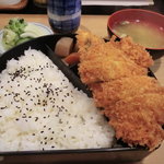 喜泉 - ミックス（チキンと魚）ランチ900円
