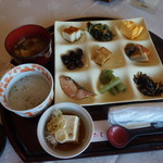 温泉三昧の宿 四万たむら - [料理] この日の朝食 全景♪ｗ