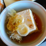 温泉三昧の宿 四万たむら - [料理] 冷や奴 アップ♪ｗ
