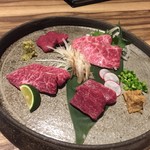 赤身焼肉USHIO - 刺身盛り